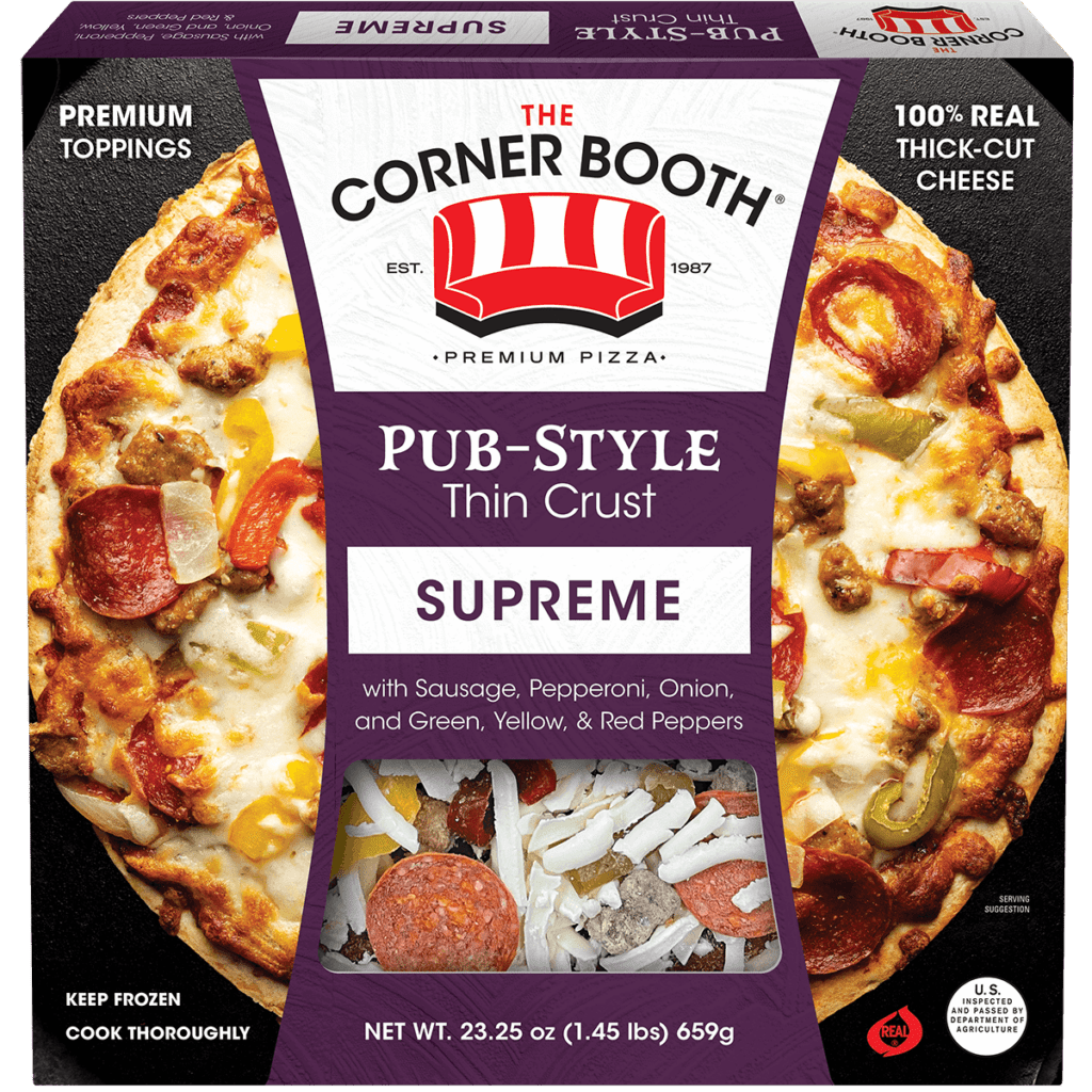 The Corner Booth Supreme Pizza