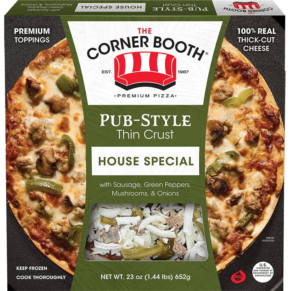 The Corner Booth Pizza House Special
