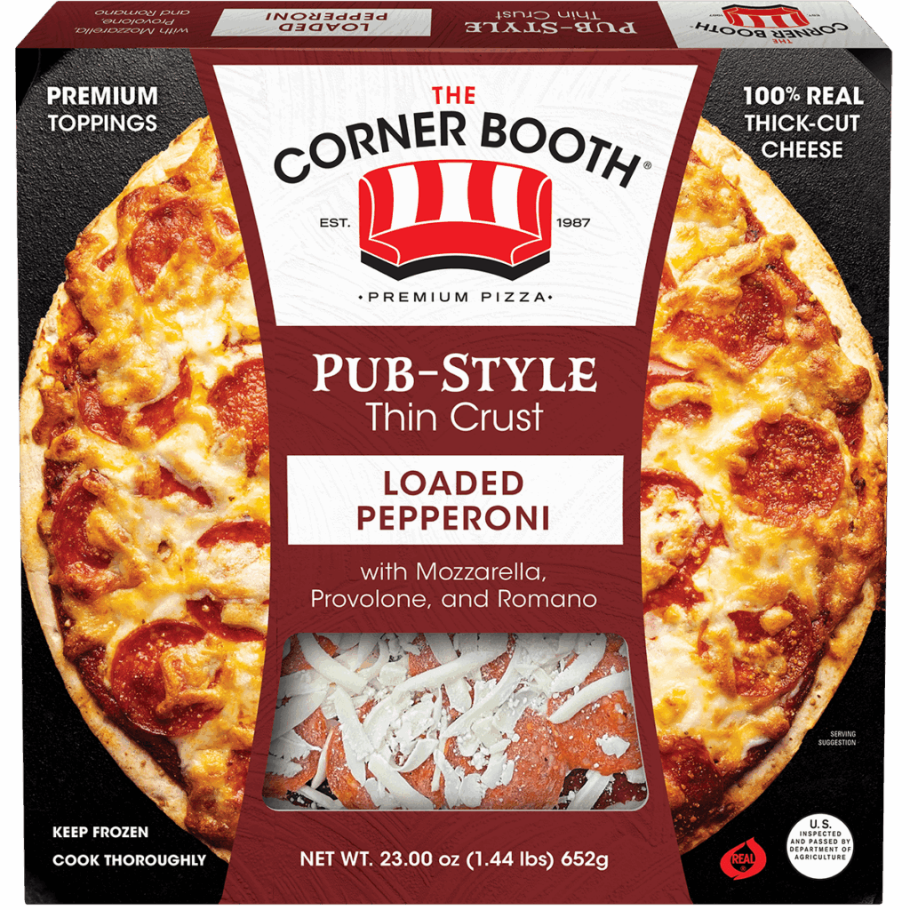 The Corner Booth Pizza Loaded Pepperoni
