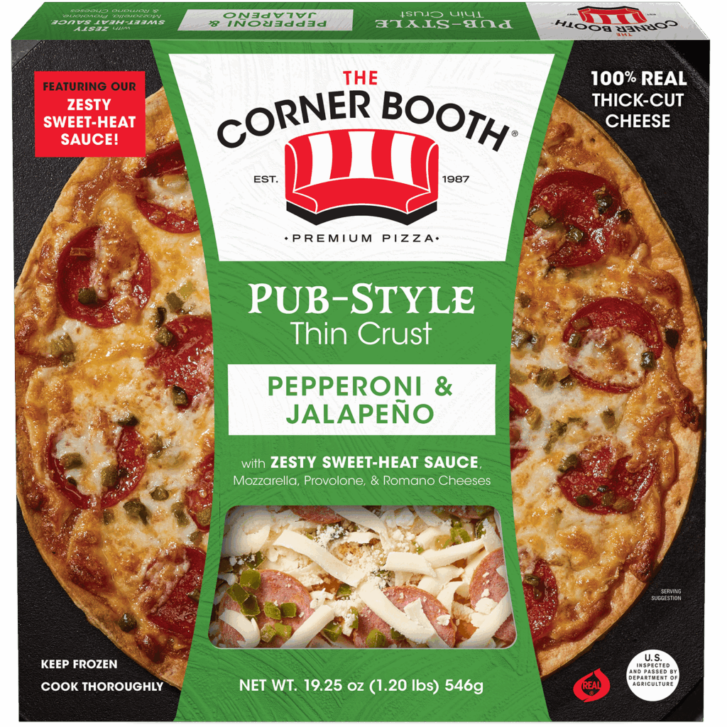The Corner Booth Pizza Pepperoni & Jalapeno