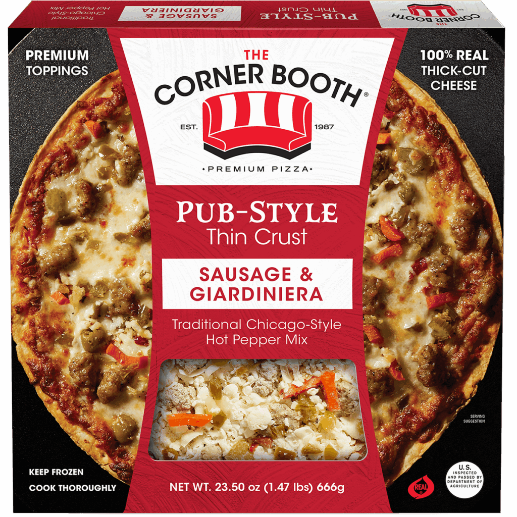 The Corner Booth Pizza Sausage & Giardiniera